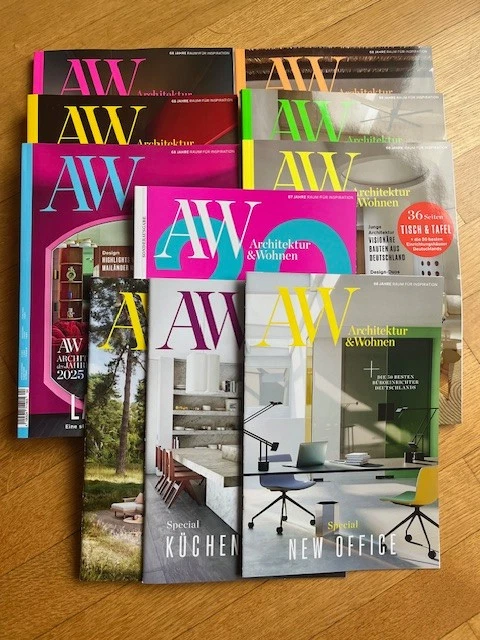 AD, Zeitschrift, Architectural Digest, ganzer Jahrgang 2025 - Bild 1 von 1