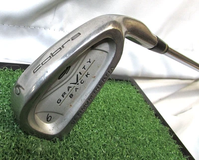 Cobra Gravity Back 6 Iron Mens RH Stiff Flex Steel Shaft 37.5" - Image 1 of 4