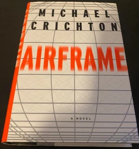 AIRFRAME - by Michael Crichton (1996, Hardcover) w/Dustcover - New - Picture 1 of 3