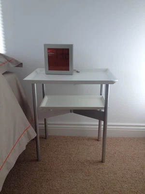 Philippe Starck Bedside Table White - Starck Night & Day By Descamps - VERY RARE - Image 1 of 4