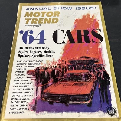 Motor Trend Magazine November, 1963 - Image 1 of 4