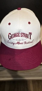 VINTAGE George Strait Mütze Kappe Druckknopflasche Entertainer Country Musik Herren von KC - Bild 1 von 3