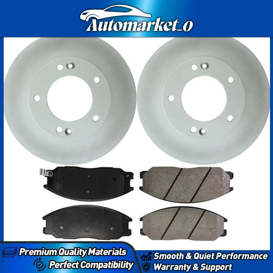 Juego de pastillas de freno de disco rotor de freno de disco delantero para Kia Sorento 2003-2006 Foto 1 de 4