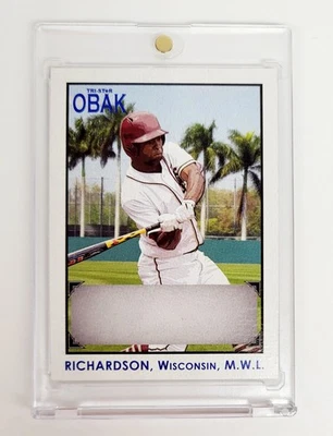 TEST PROTOYPE BLANK AUTO OBAK TRISTAR D'VONTREY RICHARDSON MILWAUKEE BREWERS MLB - Image 1 of 2