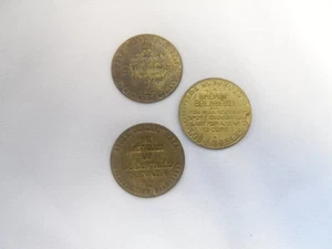 Three American Brothel Tokens - Picture 1 of 4
