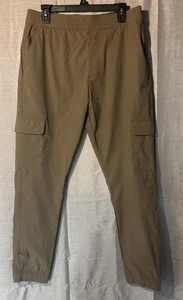 Kenneth Cole The Tech Jogger Cargo Tapered Lightweight Stretch Tan Men’s Large - Picture 1 of 6