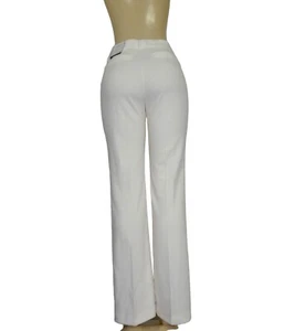 Rafaella Women's White Dress Pants Sz 8 (EUR 38) - NWT - Picture 1 of 9