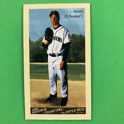 Eric Bedard 2009 Upper Deck Goodwin Champions Mini #213 Seattle Mariners - Image 1 of 2