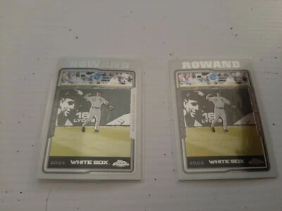 2005 Topps Chrome Black Refractors #444 Aaron Rowand /225 - Image 1 of 2