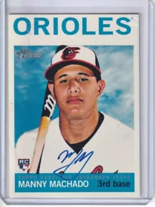 2013 TOPPS HERITAGE MANNY MACHADO "SAN DIEGO PADRES/ ORIOLES" AUTOGRAPH AUTO - Picture 1 of 2