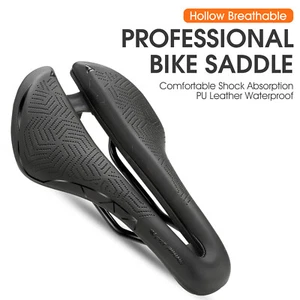 WEST BIKING Wasserdicht Fahrradsitzkissen Hohl MTB Rennrad Sattel schwarz - Bild 1 von 11