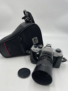 PRAKTICA MTL 50 35mm SLR Film Camera with Sigma 1:35 28-70mm Lens + Case B11 