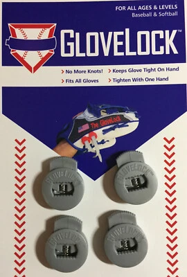 Silver or Gray GloveLocks Used to replace lace knots that always come undone