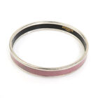 Bracelet authentique HERMES Cloisonne violet/argent métal/émail e58668a