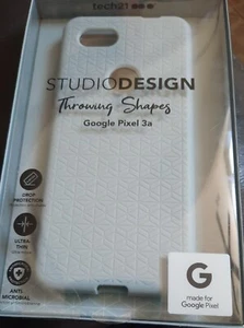 Tech 21 Studio Design Throwing Shapes Google Pixel 3a. Gray. New. - Picture 1 of 5