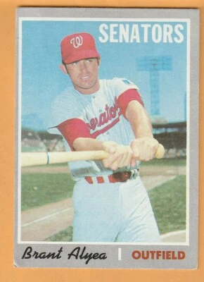 Brant Alyea Washington Senators 1970 Topps #303 Rutherford New Jersey 2K - Image 1 of 2