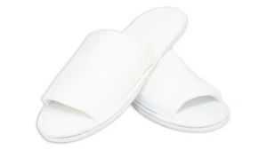 Open Toe Terry Hotel/Spa Slippers (Pack of 3) - Picture 1 of 2