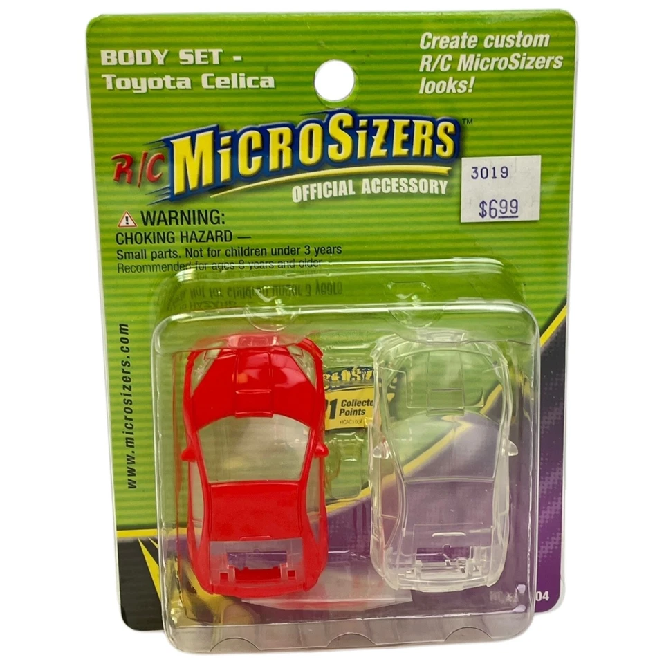 R/C Micro Sizers Toyota Celica Bosy Set Official Accessory Custom Look Hobbico - Image 1 of 4