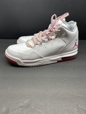 Nike Air Jordan Flight Origin 2 White Gray Red 718075-109 Youth Boys Size 6.5 Y