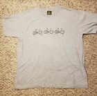 T-shirt vélo Art Praha fait main gris XL