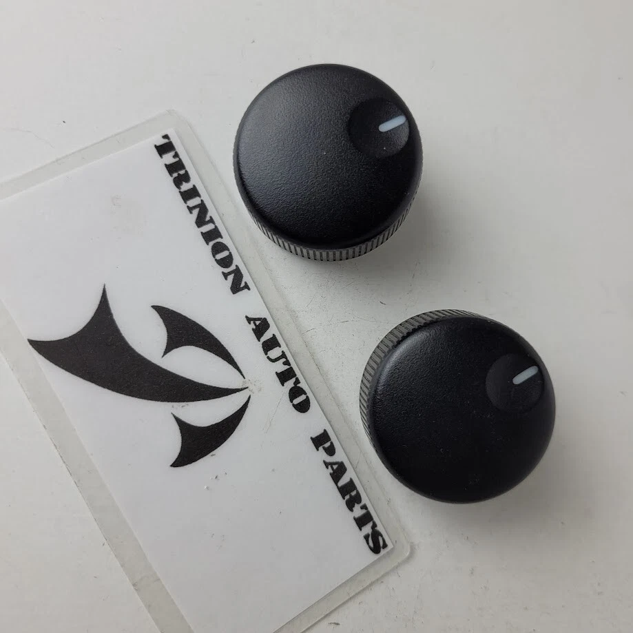 1991 - 1995 讴歌 Legend 交流电加热器风扇 Knob 黑色 2 件套 原始设备制造商 — 第 1/3 张图片