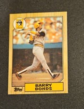 1987 Topps *MISPRINT ERROR CARD* Barry Bonds #320 RC Rookie GEM MINT