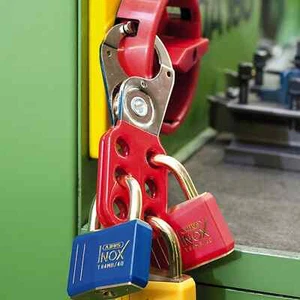 Lote de 3 DISPOSITIVO DE ETIQUETADO DE ACERO INDUSTRIAL CERROJO DE SEGURIDAD DE 1" - Imagen 1 de 3