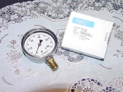 Ashcroft 63 1008 A 02L 100#, Size 63mm, Stainless Steel, 0-100 Psig, NEW! - Image 1 of 4