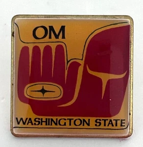 Vintage Odyssey of the Mind Washington State OM OotM Pin - Picture 1 of 3