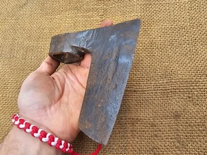 LARGE ANTIQUE AXE HEAD BEARDED VIKING HAND FORGED FELLING SPLITTING LOGGING - Picture 1 of 16