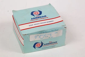 American Thread Co White Monocord Nylon Wound Bobbin Size MS 130 Pc. 250 yards - Picture 1 of 4