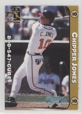 2001 CaP Cure Home Run Challenge Chipper Jones Jim Thome #CJJT HOF
