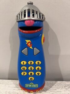 SUPER GROVER Sesame Street Talking Remote Control Phone Hasbro 2011 TESTED Works