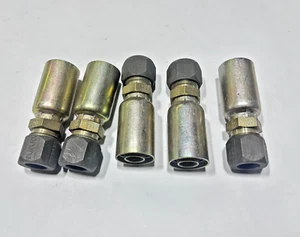 (5) 12U-762 WEATHERHEAD Steel 3/4" Hose x 3/4" Tube Flareless Rigid Ermeto 7000 - Picture 1 of 6