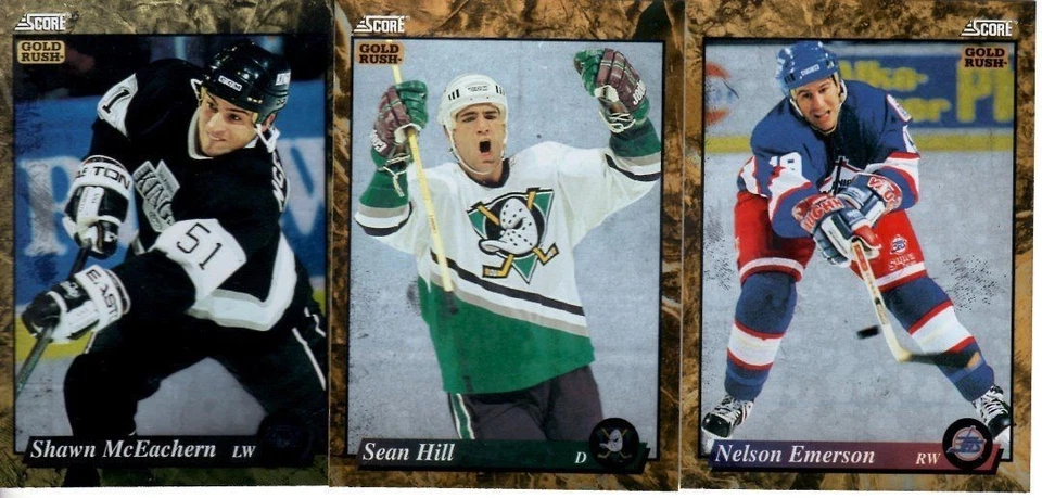 1993-94 Score Gold Rush Parallel 5 cards for $1, each additional .25 free ship - Image 1 of 1