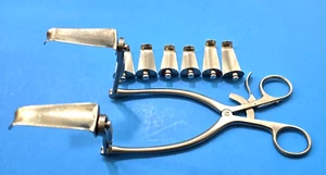 Retractor Quirúrgico Cloward Codman 9" con 8 Accesorios de Hoja - Imagen 1 de 8