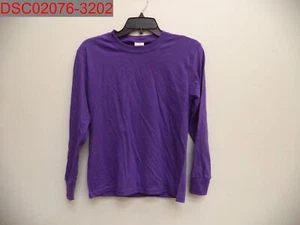 Stain, QTY= 23 Port & Company Unisex Kid Purple Long Sleeve T-Shirt Youth Medium - Picture 1 of 7
