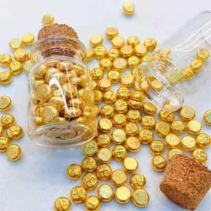 Frijol dorado 1 g 999 oro inversión y gestión patrimonial 1 pieza - Imagen 1 de 11