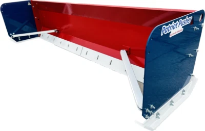 10' PATRIOT SNOW PUSHER BOX MADE IN USA, donation made to Disabled American Vets - Image 1 of 4