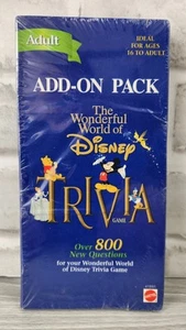 The Wonderful World of Disney Trivia Game "Adult" Add-On Pack - New, Sealed - Picture 1 of 2