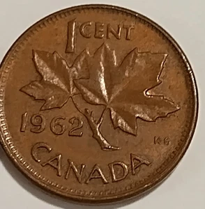 1962 Canada 1 cent coin - Picture 1 of 3