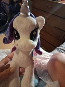 My Little Pony The Movie Rarity White Plush New With Tag - Picture 1 of 3