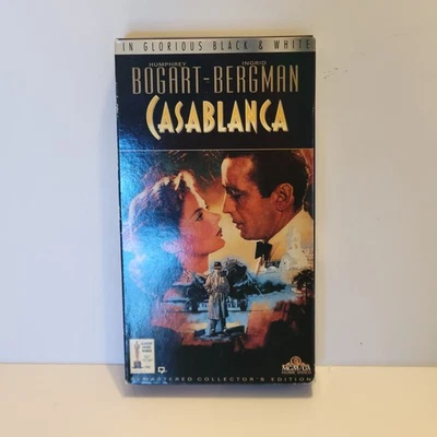 Casablanca VHS 1942, 1994 Release Black & White Remastered Collector's Edition - Image 1 of 4