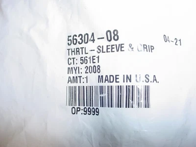 Harley Davidson Throttle Sleeve and Grip 56304-08   - Image 1 of 2