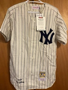 Lou Gehrig New York Yankees Pinstripe Jersey #4 Size S - Picture 1 of 6