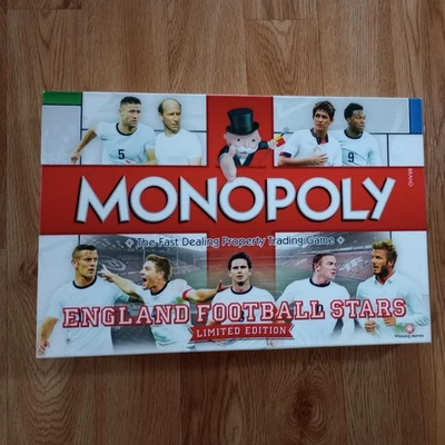 Monopoly England Football Stars Limited Edition Board Game RARE 100% complete  - Image 1 of 4