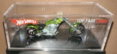 Hot Wheels 2009 Toy Fair OCC Splitback Orange County Choppers moto pressofusa - Immagine 1 di 4