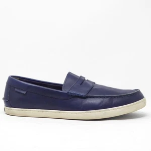 Cole Haan Hombres Nantucket Penny Mocasín Azul Marino Tenis Cuero Talla 13 M - Imagen 1 de 8