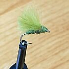 Alba Trout Flies. 6 Olive F - Fly ( variant) flies, size 10/ 12/14
