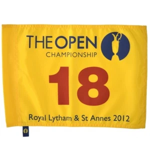 2012 OFFICIAL (Royal Lytham and St. Annes) BRITISH OPEN Golf FLAG - Picture 1 of 1